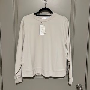 Mango lightweight beige sweatshirt